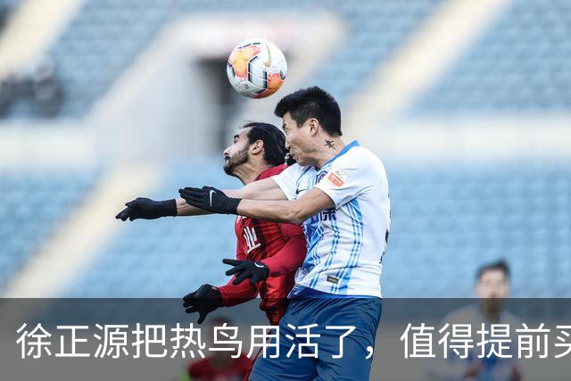 徐正源把热鸟用活了，值得提前买断 17岁新星有国脚潜力 瓦吉奇被弃